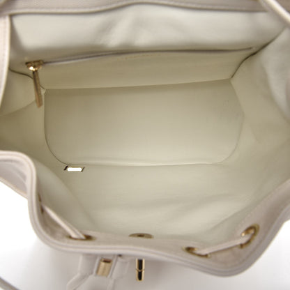 Chanel Caviar Quilted Business Affinity Backpack White 5 of 10