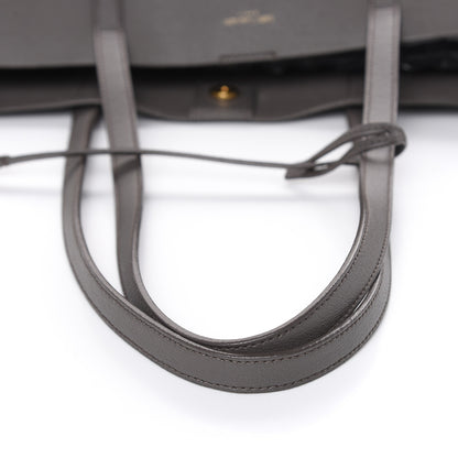 Saint Laurent Calfskin Large Shopping Tote Earth 11 of 12