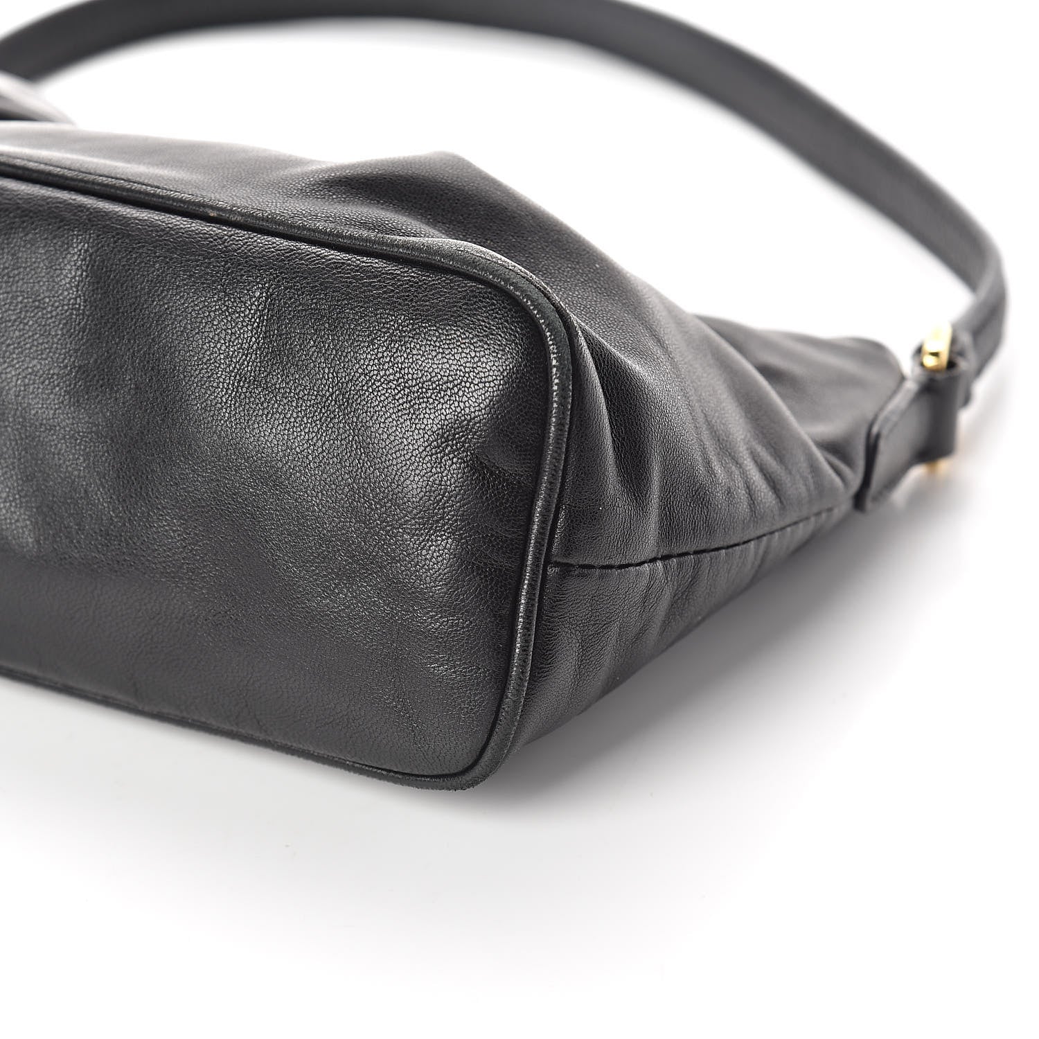 Prada Nappa Flower Shoulder Bag Black 9 of 9