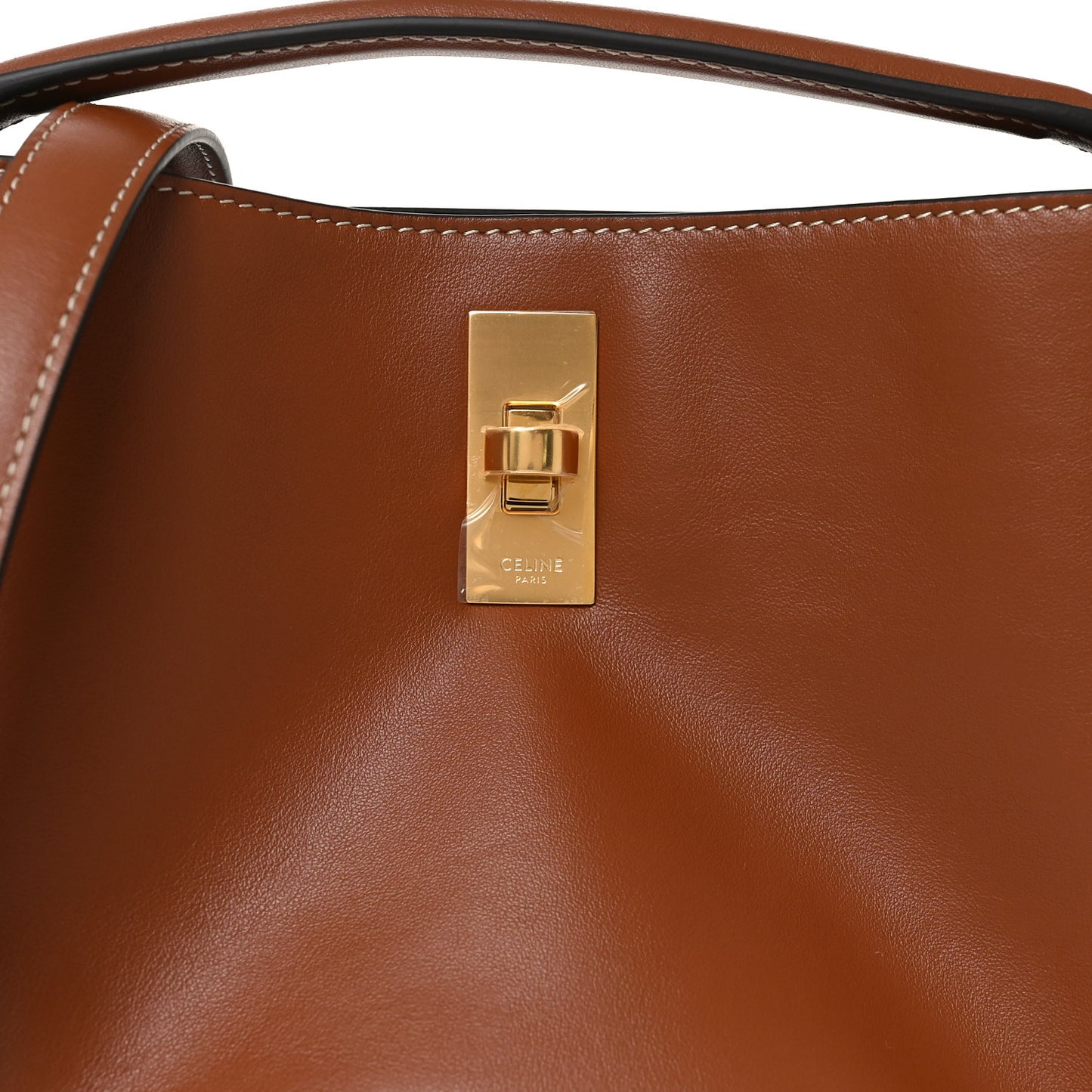 Smooth Calfskin Teen Bucket 16 Tan