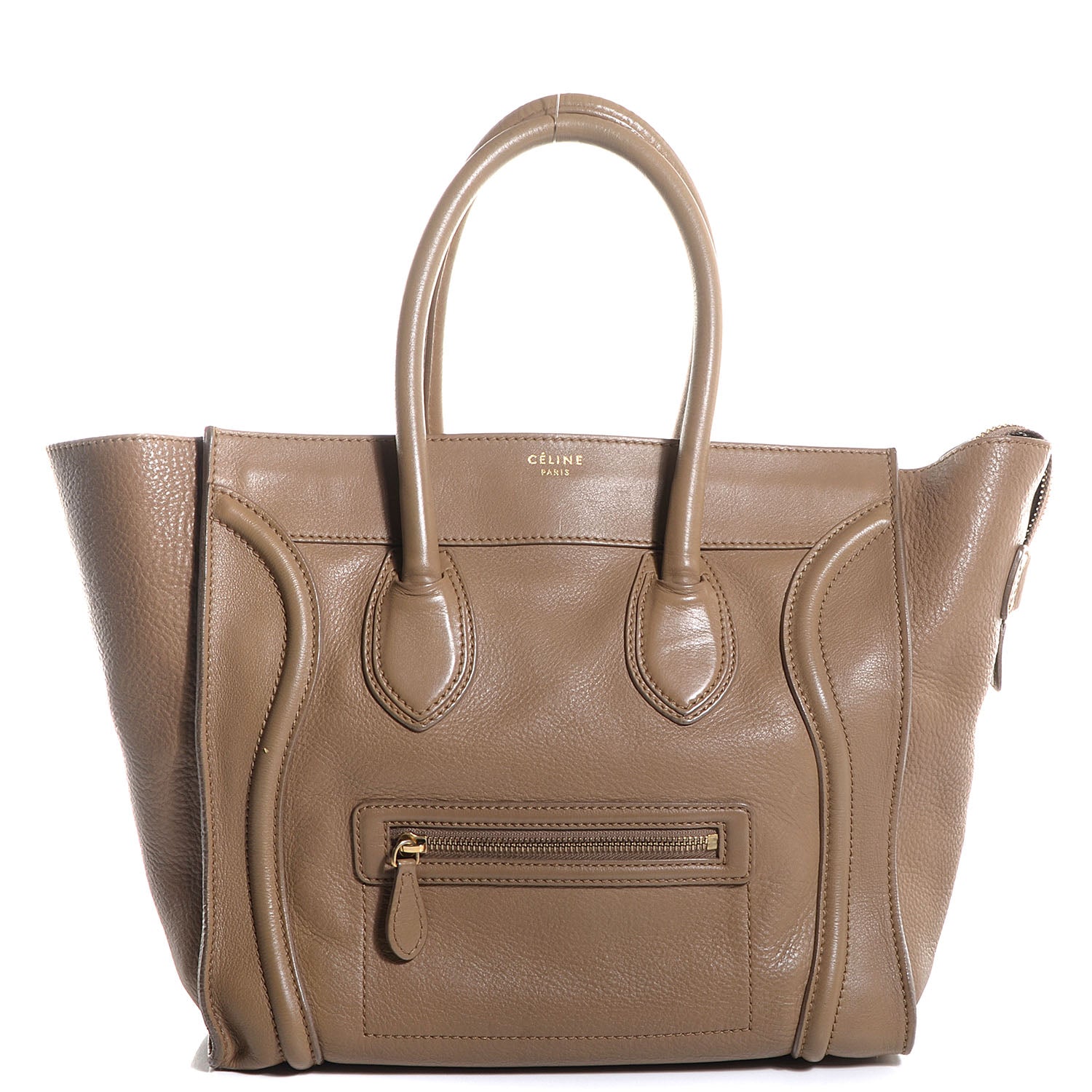 Celine Smooth Calfskin Mini Luggage Camel 1 of 7