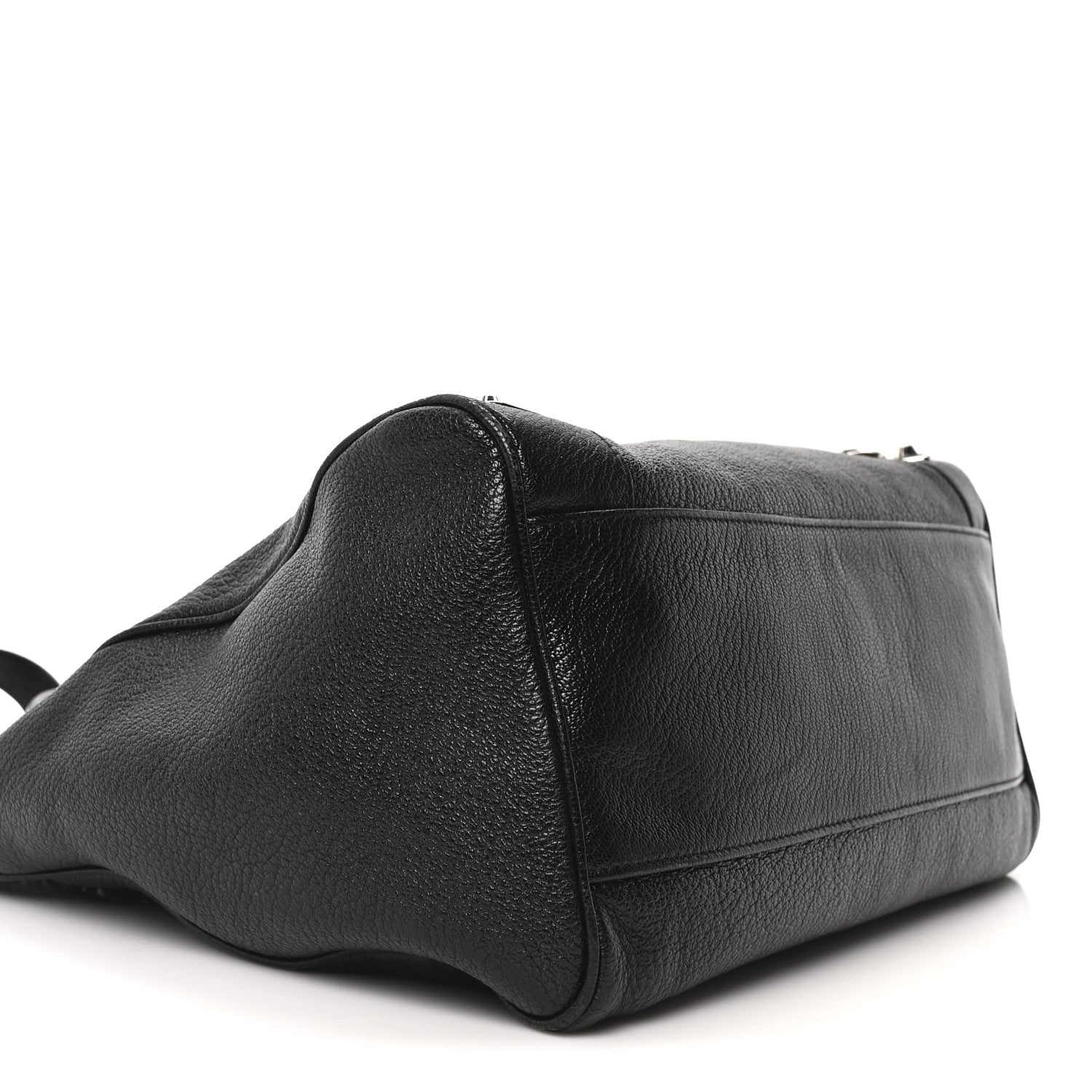 Balenciaga Chevre Silver Metallic Edge Hardware Velo Black 10 of 11