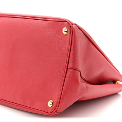 Prada Saffiano Lux Large Tote Fuoco 11 of 12