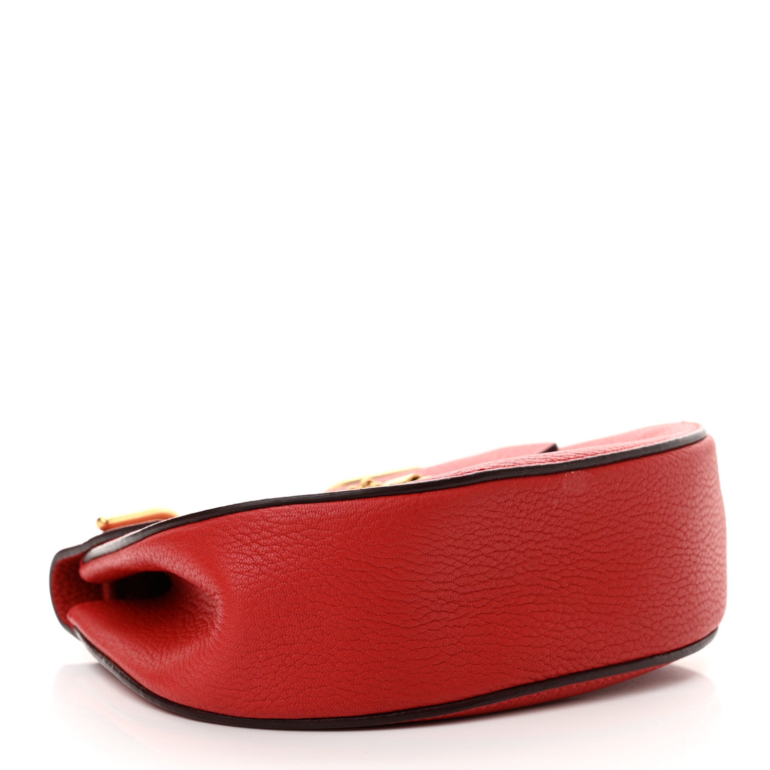 Chloe Grained Lambskin Mini Drew Shoulder Bag Plaid Red 4 of 11