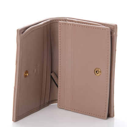 Gucci Calfskin Matelasse GG Marmont Card Case Wallet Porcelain Rose 5 of 13