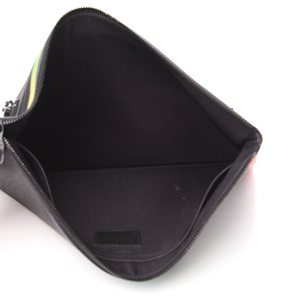 Louis Vuitton Taiga Rainbow Pochette A4 Black 4 of 9