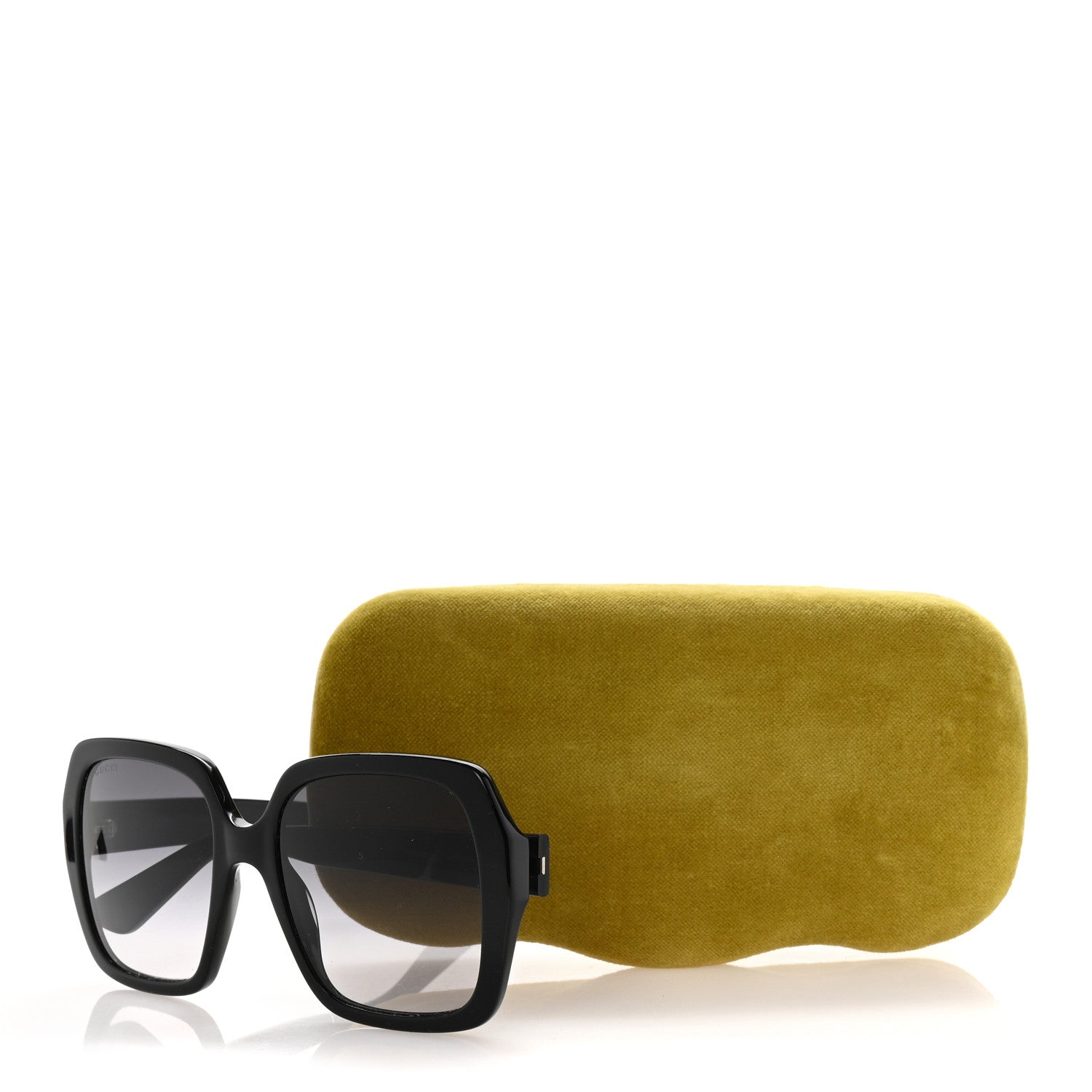 Gucci Acetate Square Frame GG0096S Sunglasses Black 8 of 8