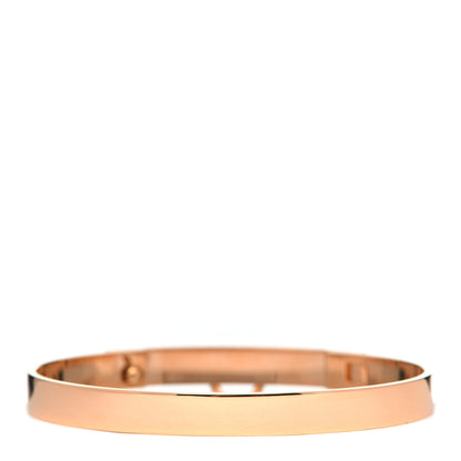 Hermes 18K Rose Gold PM Collier De Chien Bracelet SH 3 of 5