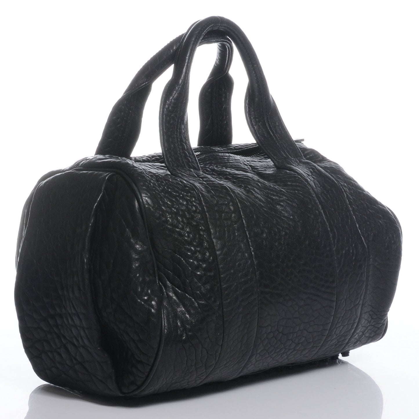 Leather Rocco Black W Black Hardware