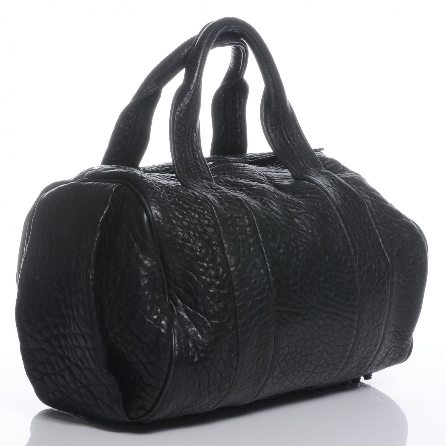 Alexander Wang Leather Rocco Black W Black Hardware 3 of 6