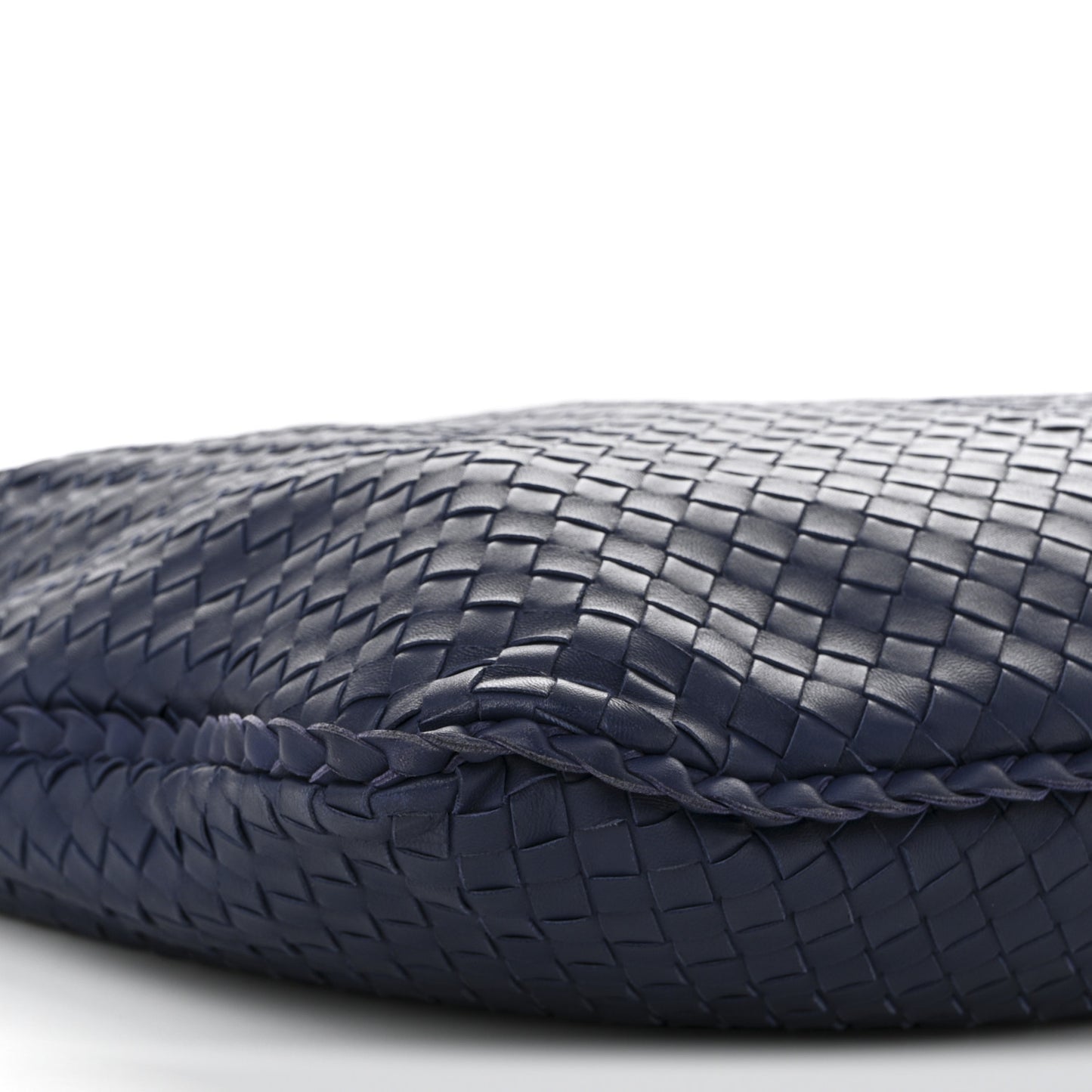 Nappa Intrecciato Maxi Veneta Hobo Sapphire