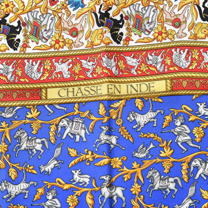 Hermes Silk Chasse En Inde Scarf 90 6 of 6