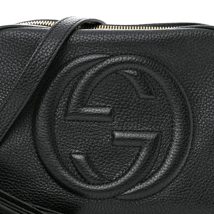 Gucci Pebbled Calfskin Small Soho Disco Bag Black 9 of 11