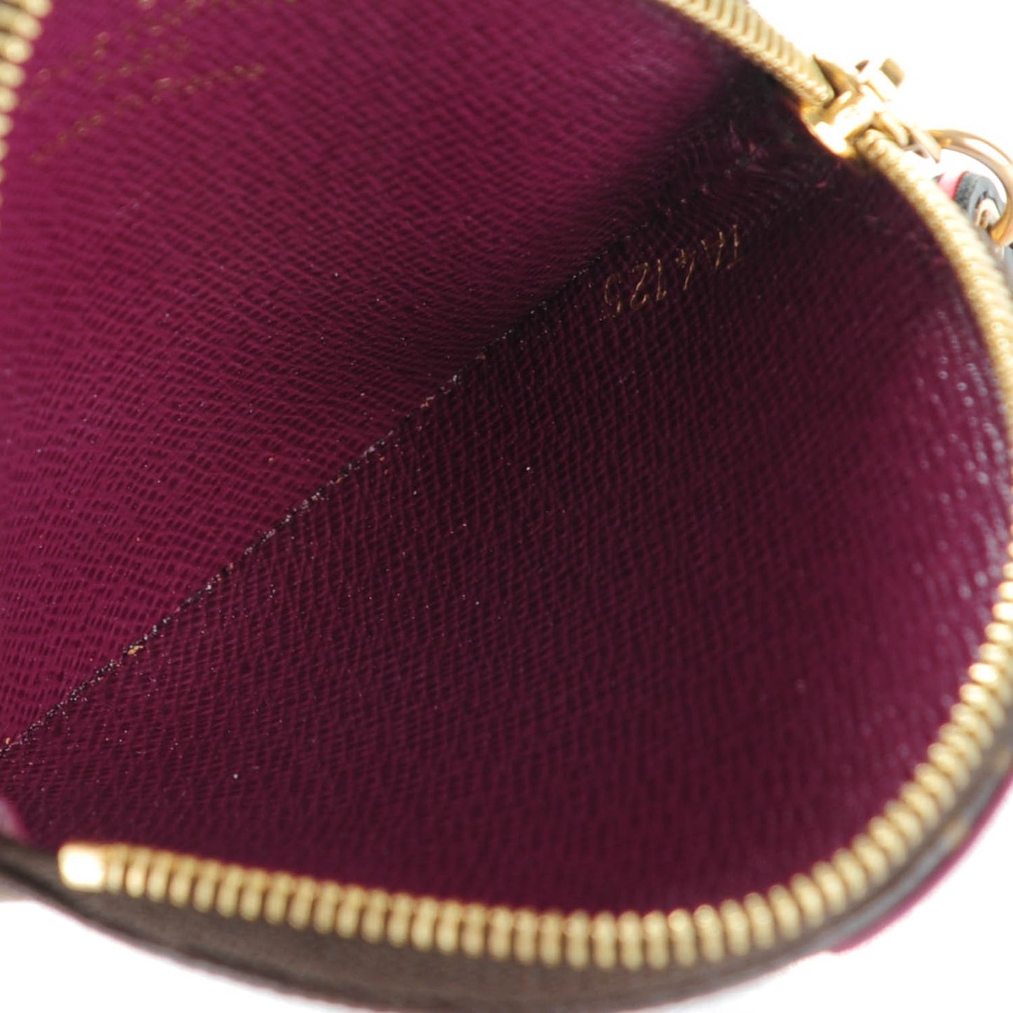 Monogram Totem Round Coin Purse Magenta