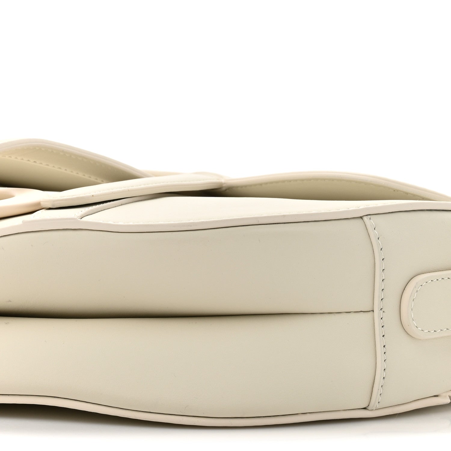 Christian Dior Ultra Matte Calfskin Saddle Bag Off White 9 of 10