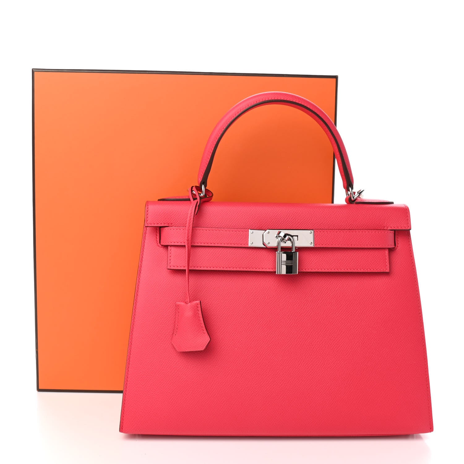 Hermes Epsom Kelly Sellier 28 Rose Extreme 11 of 11