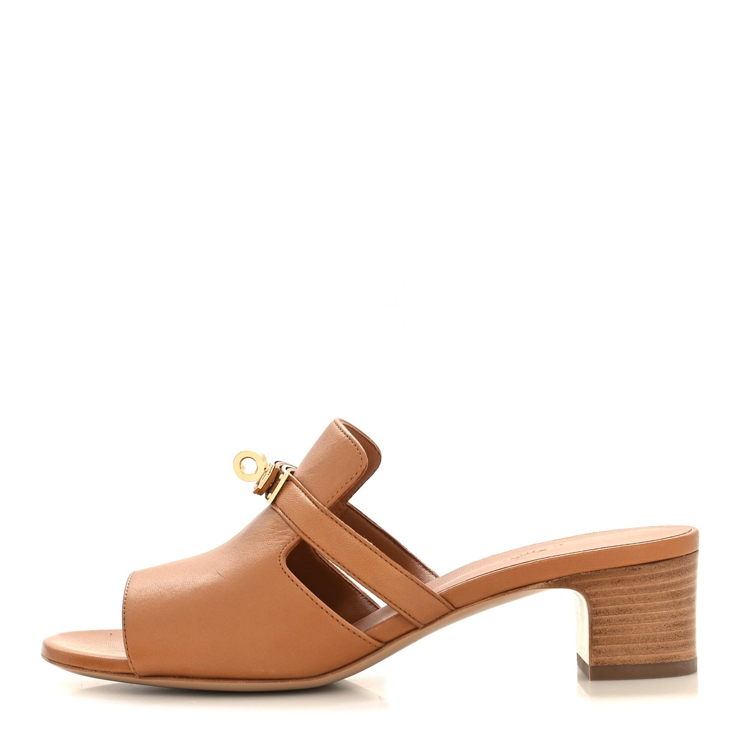 Goatskin Candy Sandals 38 Naturel