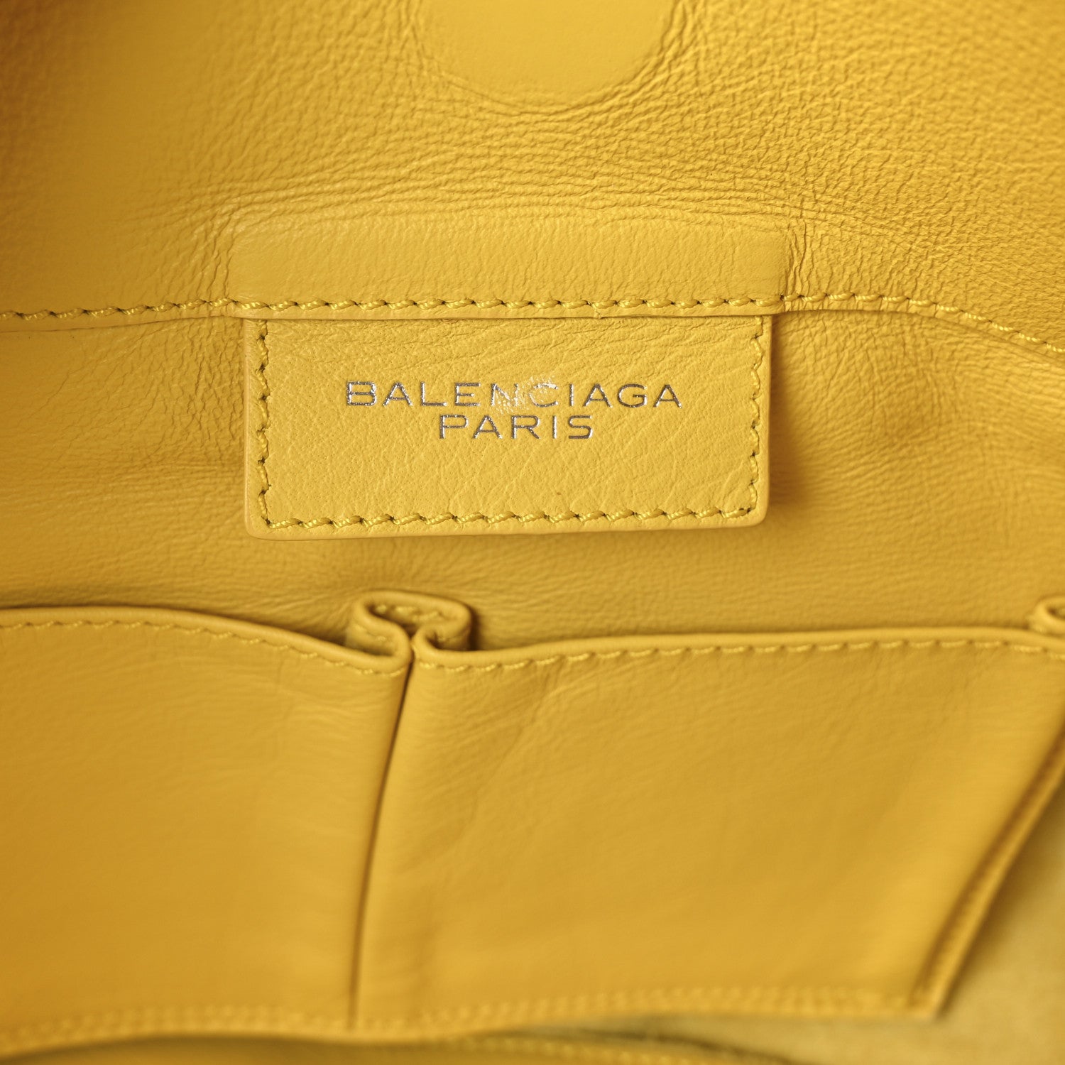 Balenciaga Calfskin Papier Drop Jaune Citronnade 7 of 11