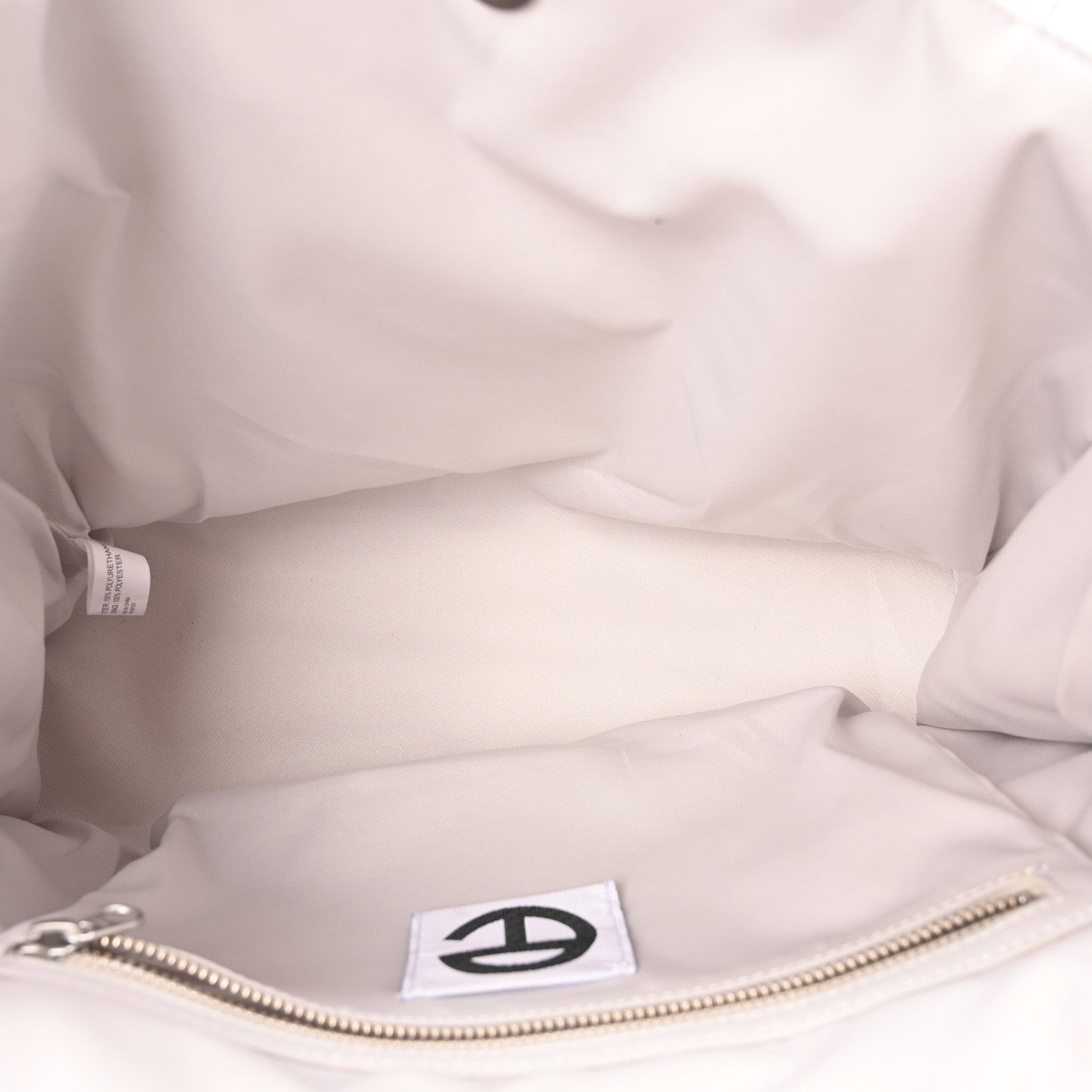 Telfar Metallic Vegan Leather Medium Shopping Bag Silver 5 of 11