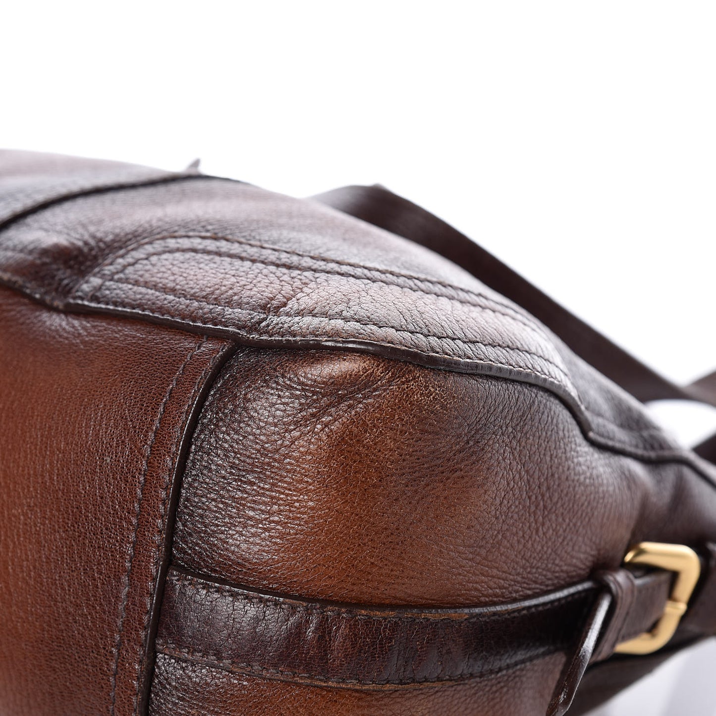 Cervo Antik Shopping Satchel Cacao Sfumato