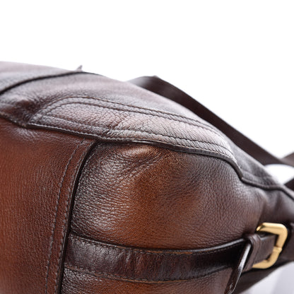 Prada Cervo Antik Shopping Satchel Cacao Sfumato 23 of 23