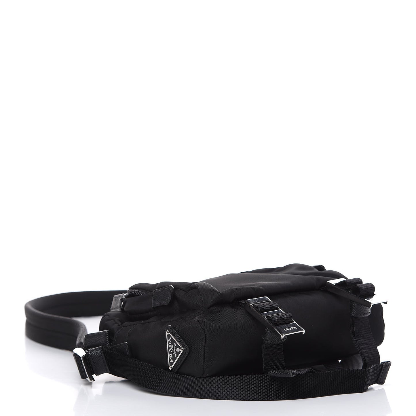 Tessuto Nylon Montagna Messenger Bag Black