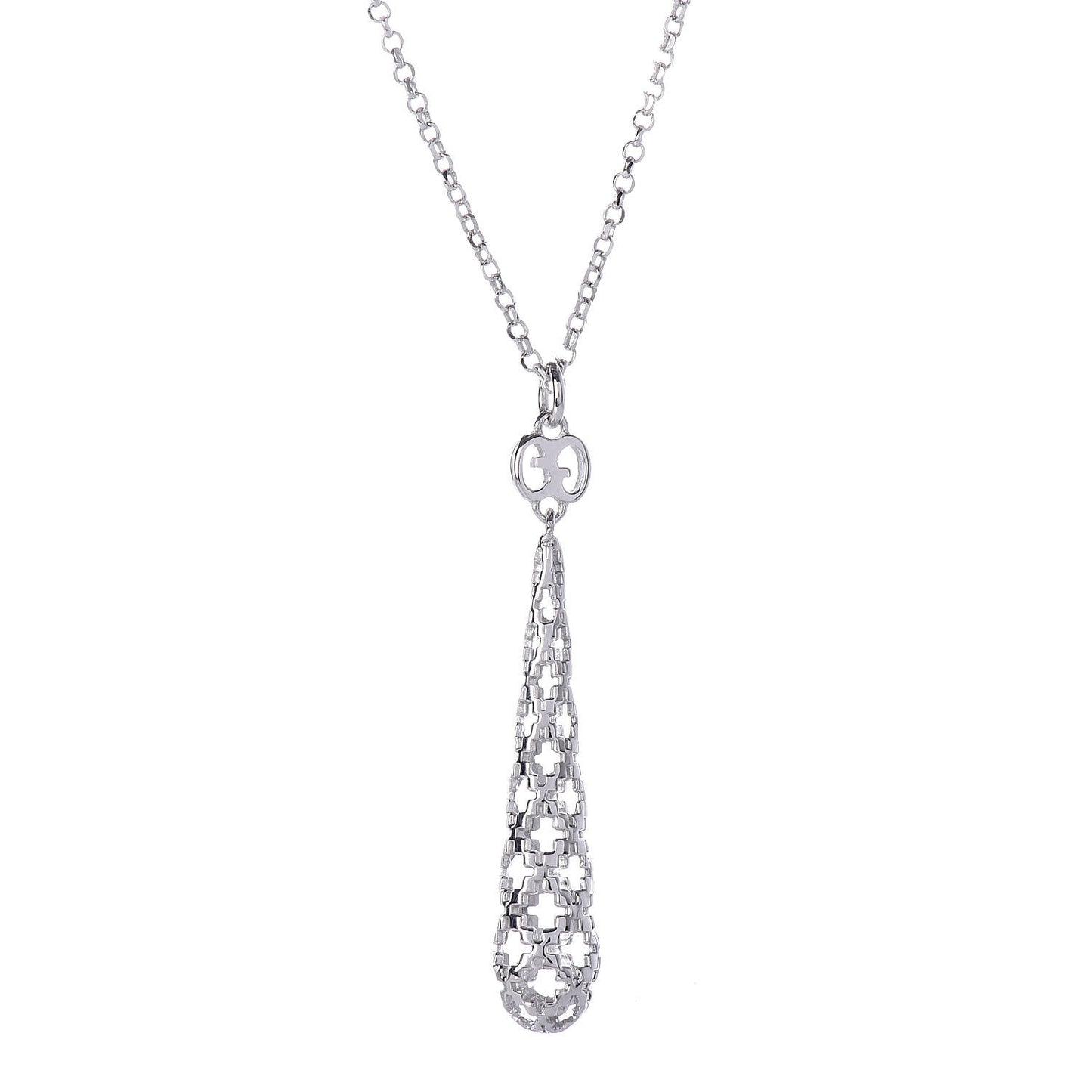 18K White Gold Diamantissima Pendant Necklace