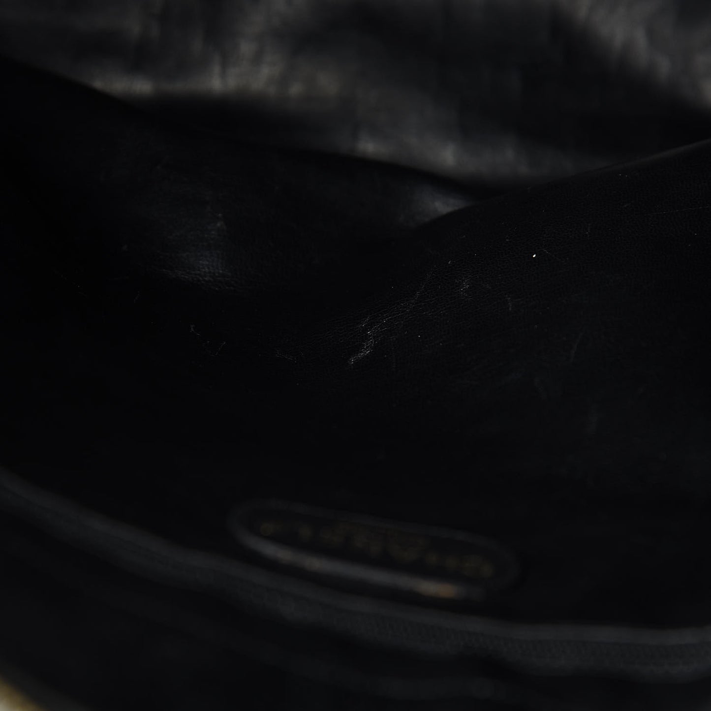 Caviar Large CC Shoulder Bag Black