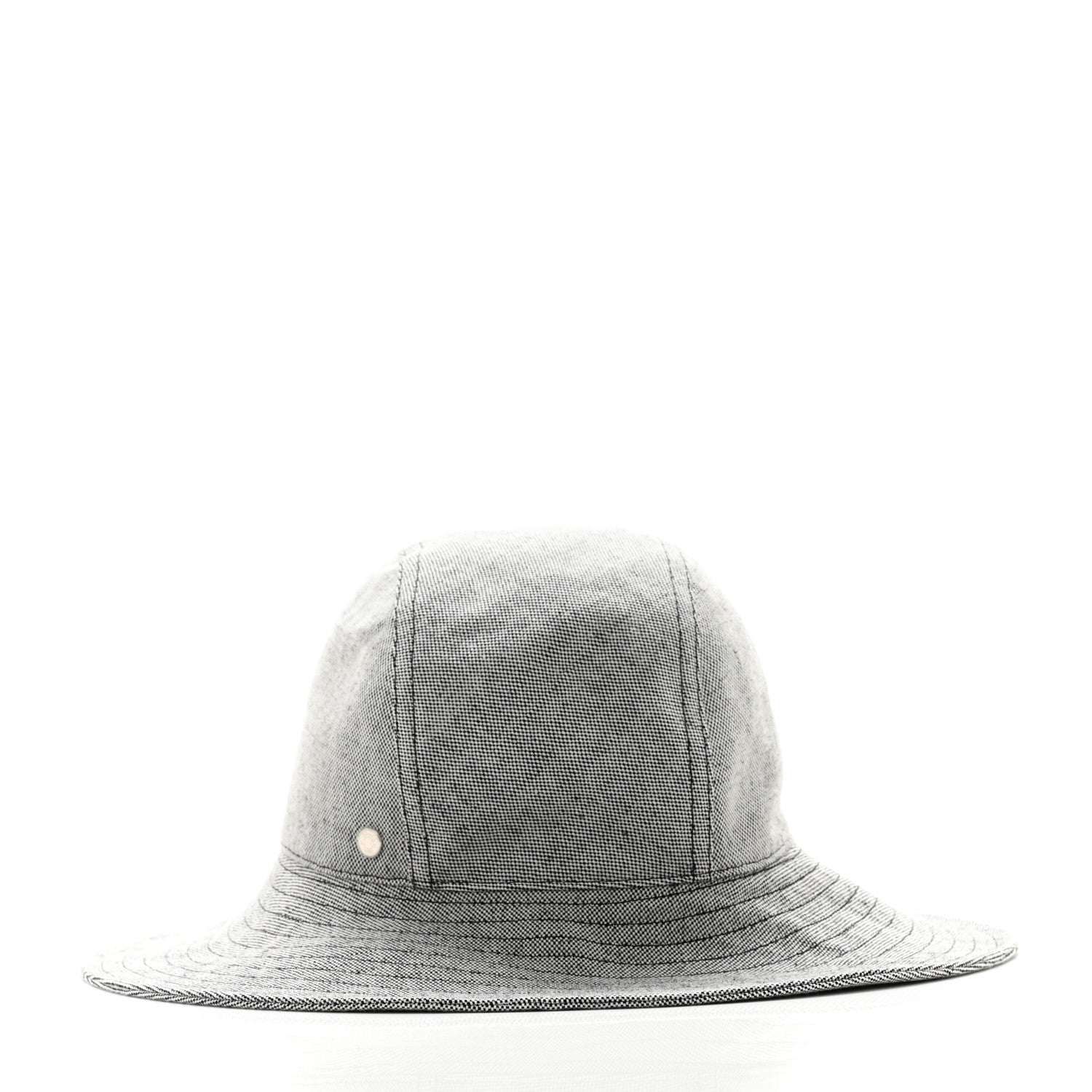 Hermes Linen Cotton Colette Bucket Hat 58 Black 4 of 9