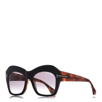 Tom Ford Emmanuelle Sunglasses TF534 Black Havana 1 of 8