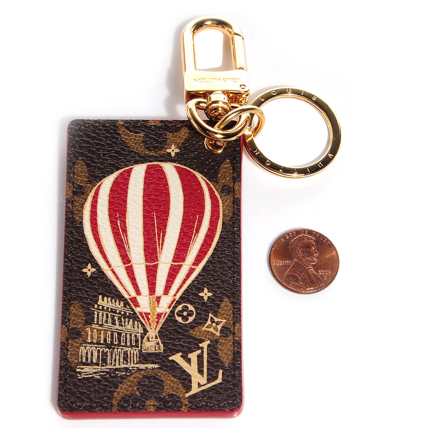 Louis Vuitton Monogram Illustre Air Balloon Bag Charm 2 of 5