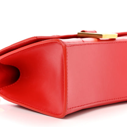 Balenciaga Shiny Box Calfskin Hourglass Top Handle Bag XS Bright Red 9 of 11