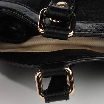 Gucci Monogram Medium Sukey Tote Black 9 of 11