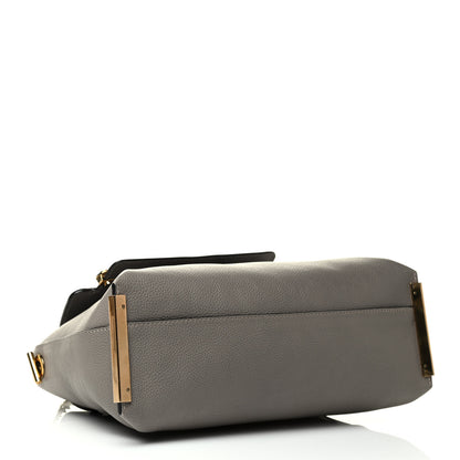 Chloe Calfskin Medium Clare Top Handle Bag Motty Grey 3 of 8