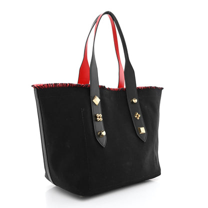 Christian Louboutin Canvas Frangibus Starlight Tote Black 3 of 10