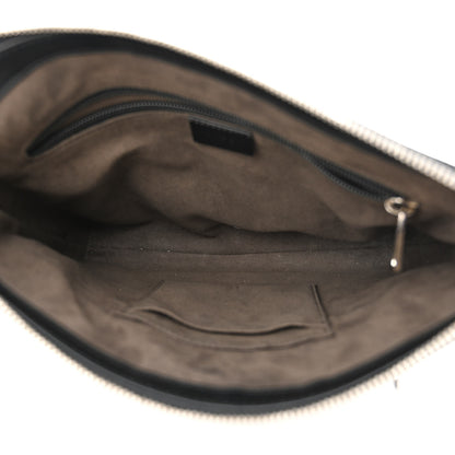 Gucci Guccissima Signature Small Messenger Bag Black 5 of 13