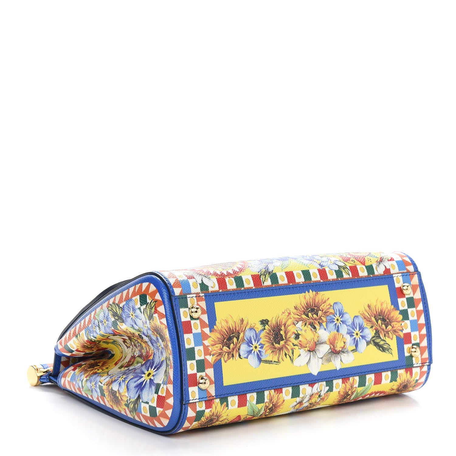 Dolce & Gabbana Dauphine Majolica Print Medium Miss Sicily Satchel Multicolor 4 of 8