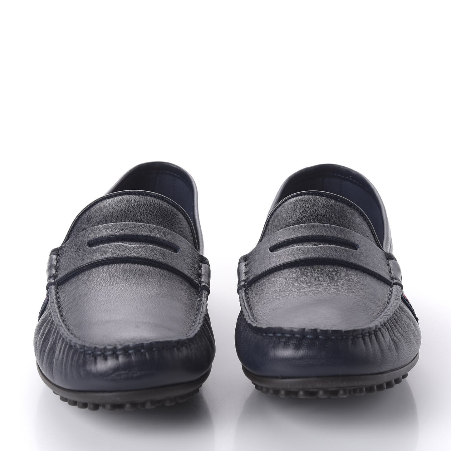 Nappa Web Mens Kanye Driver Loafers 7.5 Blue