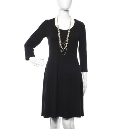 Chanel Crystal Pearl CC Long Multistrand Necklace Gold 2 of 6
