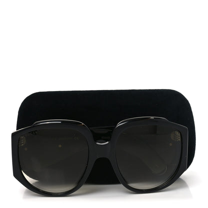 Gucci Acetate Oversized Interlocking G GG0151S Sunglasses Black 8 of 8
