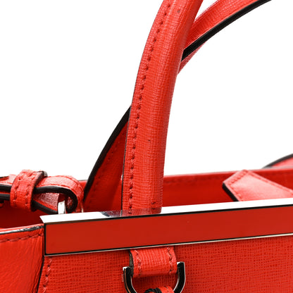 Fendi Vitello Elite Petite 2Jours Tote Papavero 12 of 12