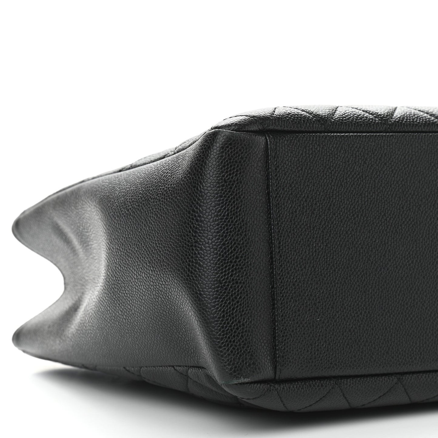 Caviar Quilted Grand Shopping Tote GST Black