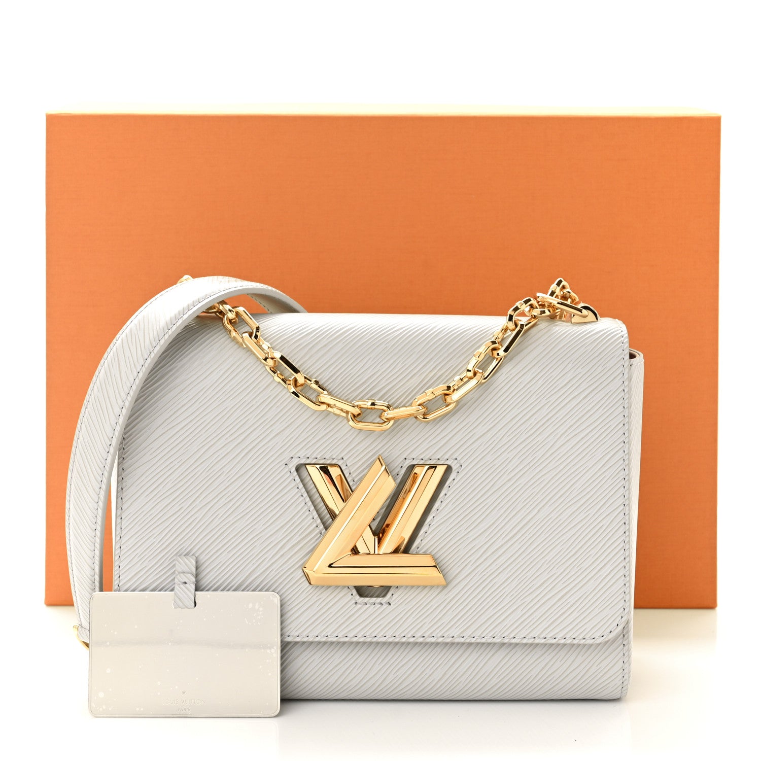 Louis Vuitton Epi Twist Shoulder Bag MM Gris 11 of 11