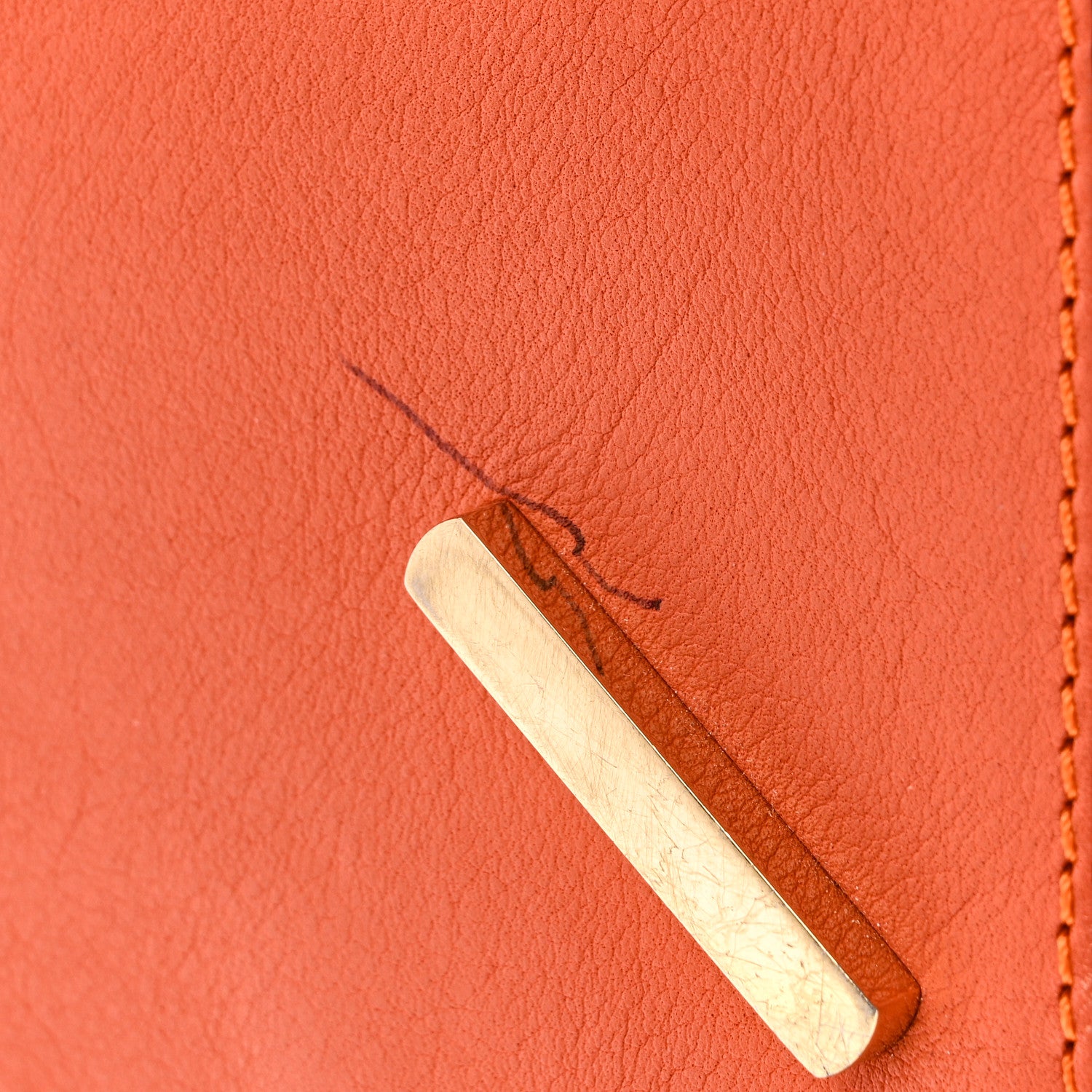 Loewe Calfskin Medium Puzzle Bag Orange Multi 10 of 10