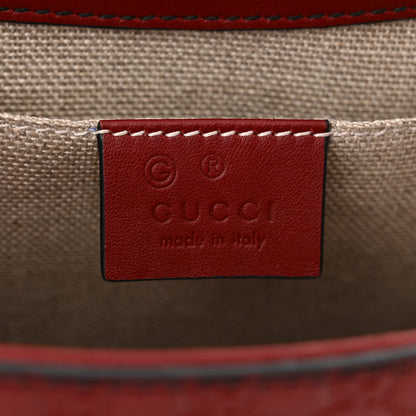 Gucci Microguccissima Medium Emily Chain Shoulder Bag Red 6 of 10