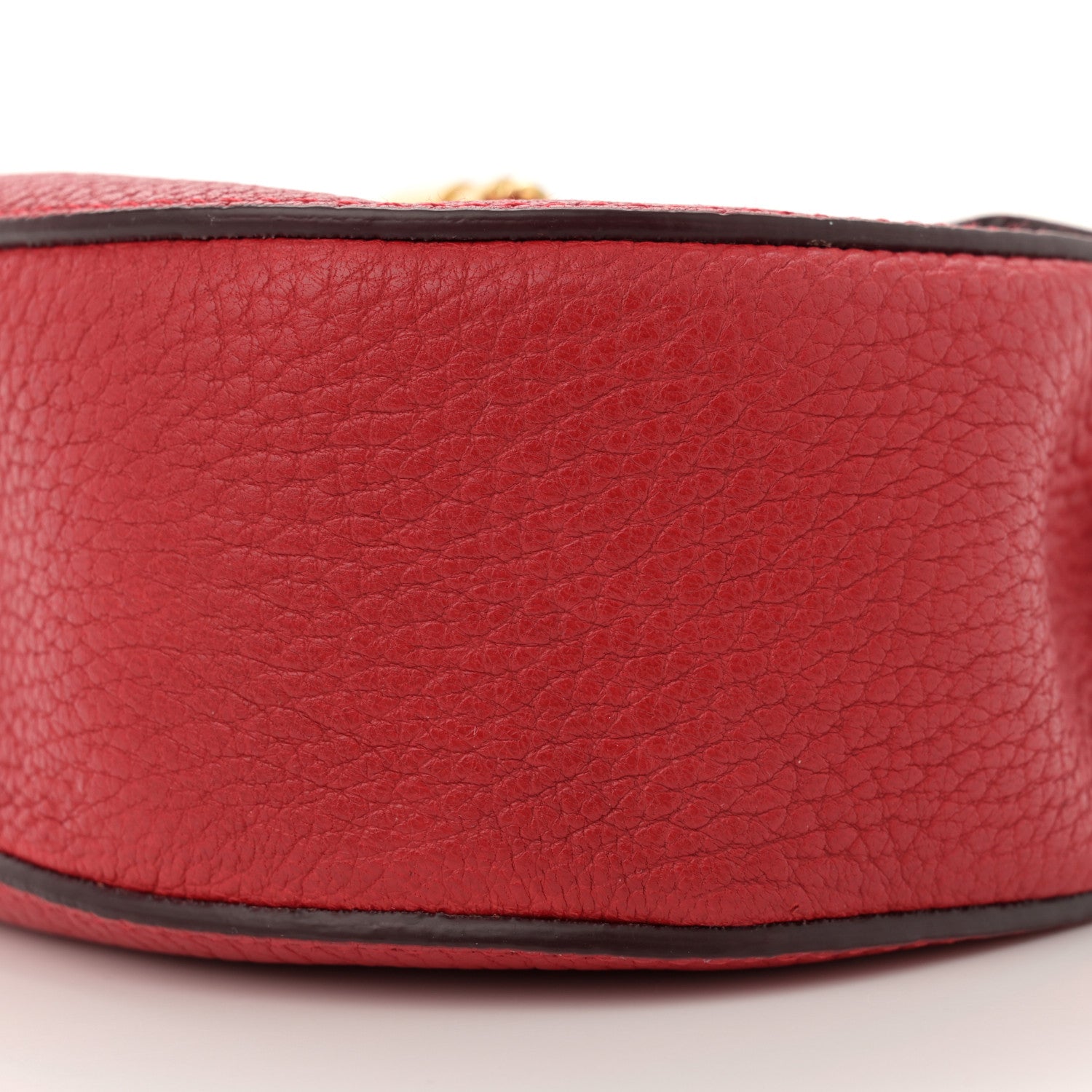 Chloe Grained Lambskin Mini Drew Shoulder Bag Plaid Red 10 of 11
