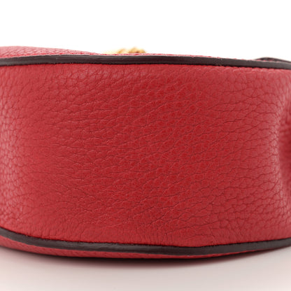 Chloe Grained Lambskin Mini Drew Shoulder Bag Plaid Red 10 of 11