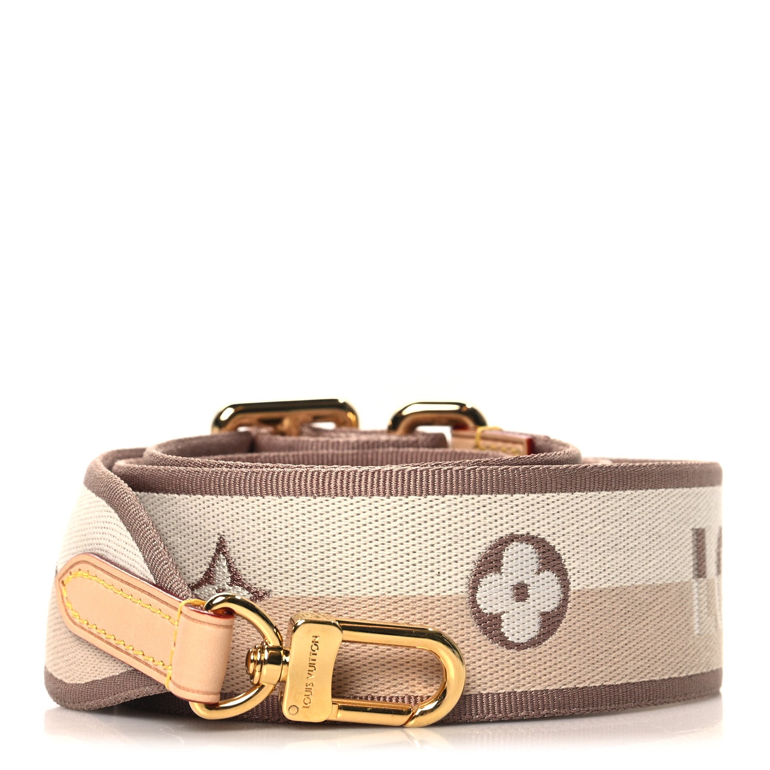 Louis Vuitton Jacquard Speedy Bandouliere 20 Shoulder Strap Beige 1 of 3