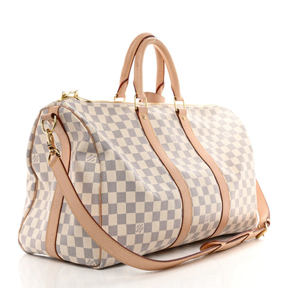 Louis Vuitton Damier Azur Keepall Bandouliere 45 2 of 11
