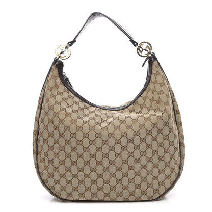 Gucci Monogram Large GG Twins Hobo Black 1 of 14